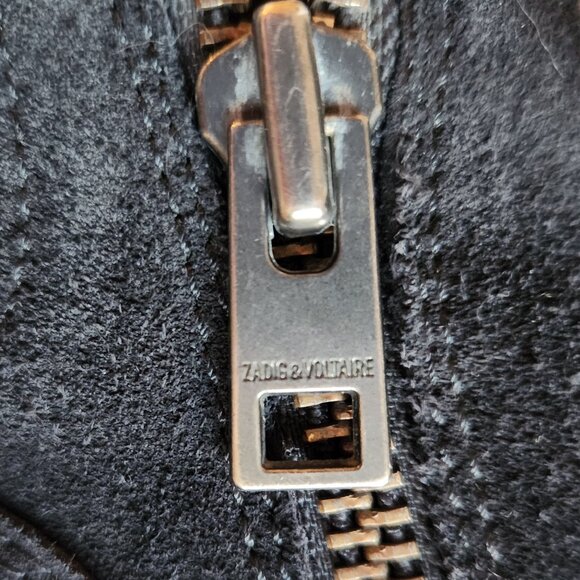 Zadig & Voltaire Black Suede Low Combat-Style Boots - EUC - Picture 13 of 14